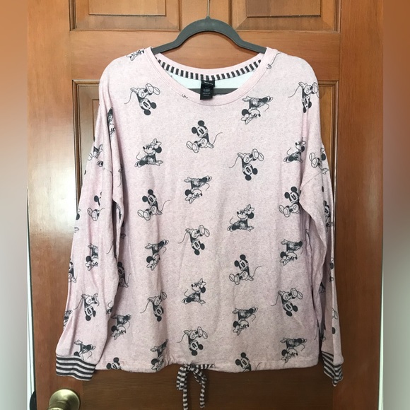 Mickey and Minnie pajama top - Picture 1 of 4